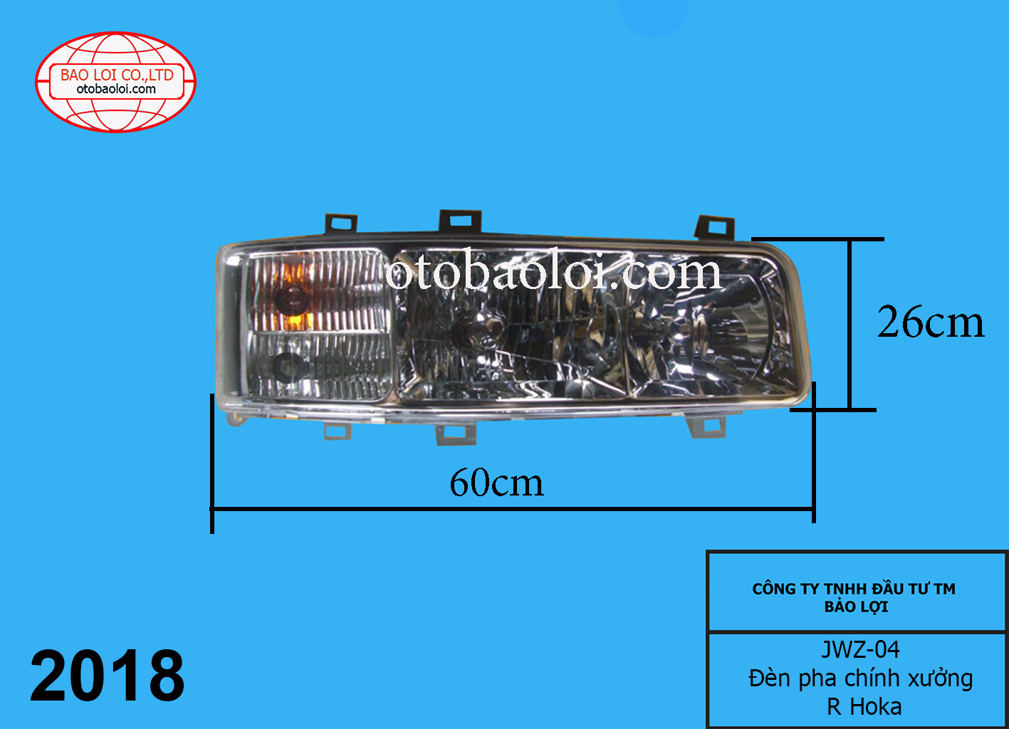 Đèn pha chính xưởng R Hoka