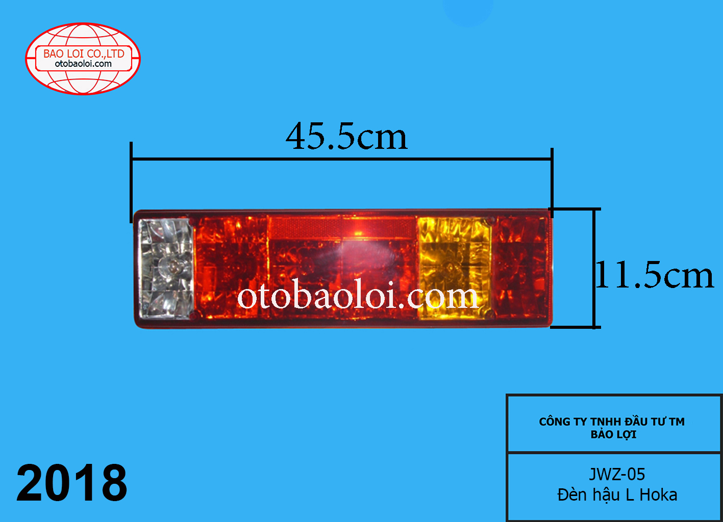 Đèn hậu L Hoka