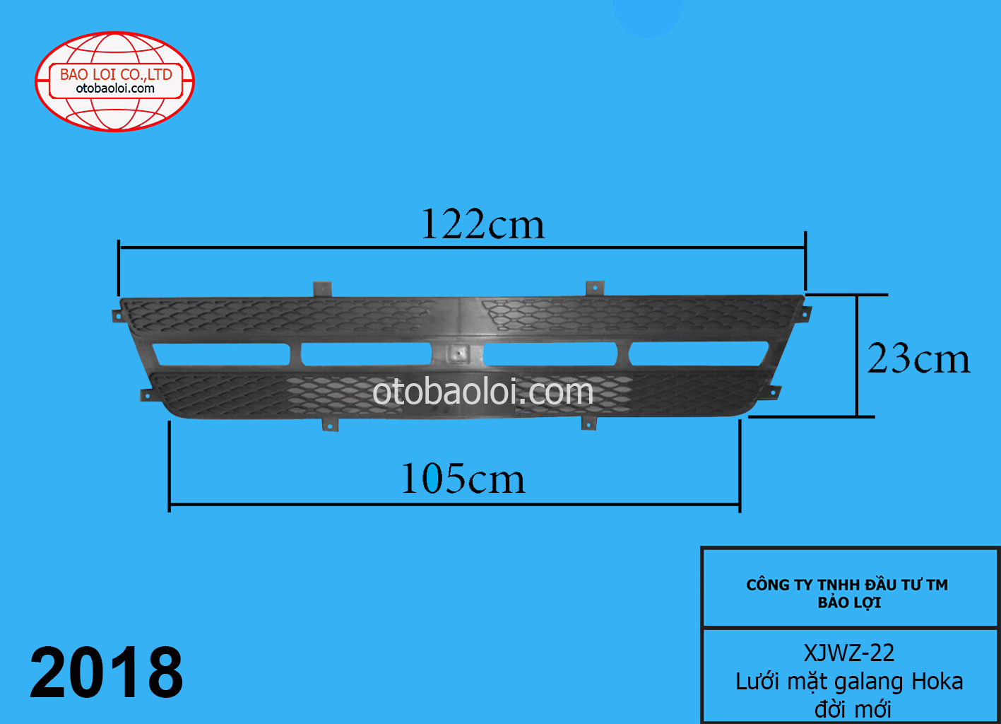 Lưới mặt galang Hoka đời mới