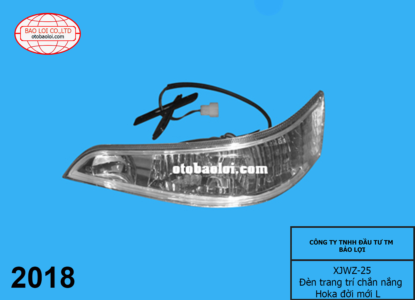 Đèn trang trí chắn nắng Hoka đời mới L