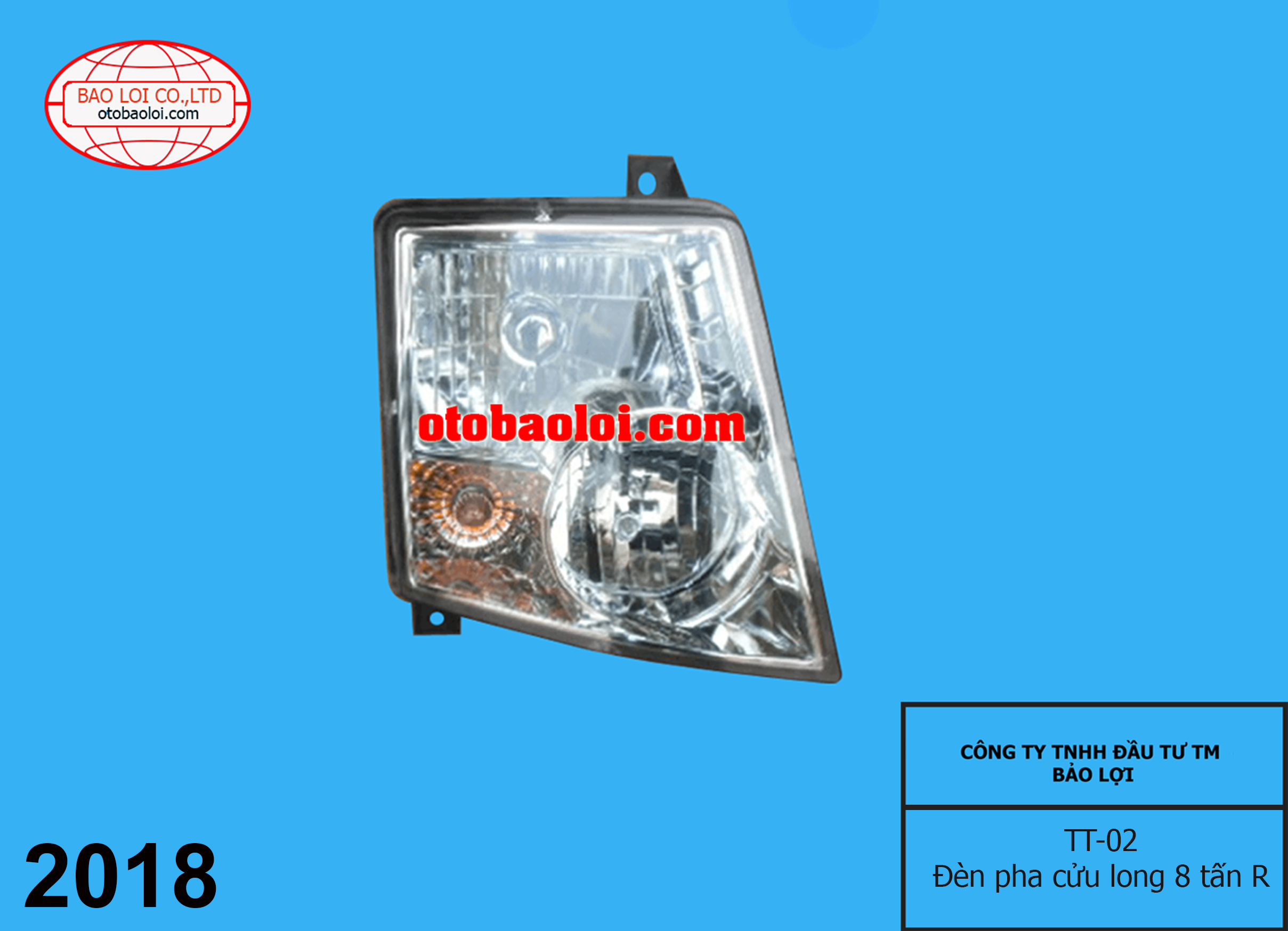 Đèn pha cửu long 8 tấn R