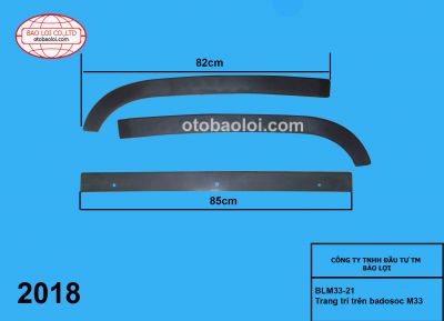 Trang trí trên badosoc M33