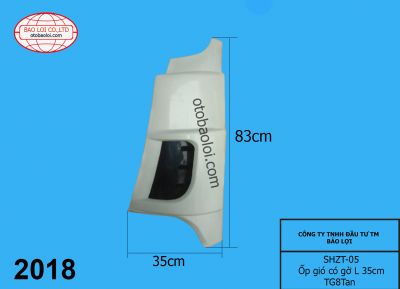 Ốp gió có gờ L 35cm TG8Tan