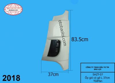 Ốp gió có gờ L 37cm TG8Tan