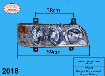 Đèn pha liền xi nhan R Hongyan Dakang