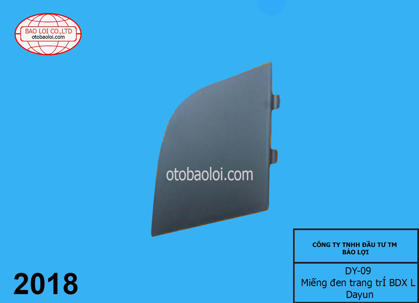 Miếng đen trang trÍ BDX L Dayun