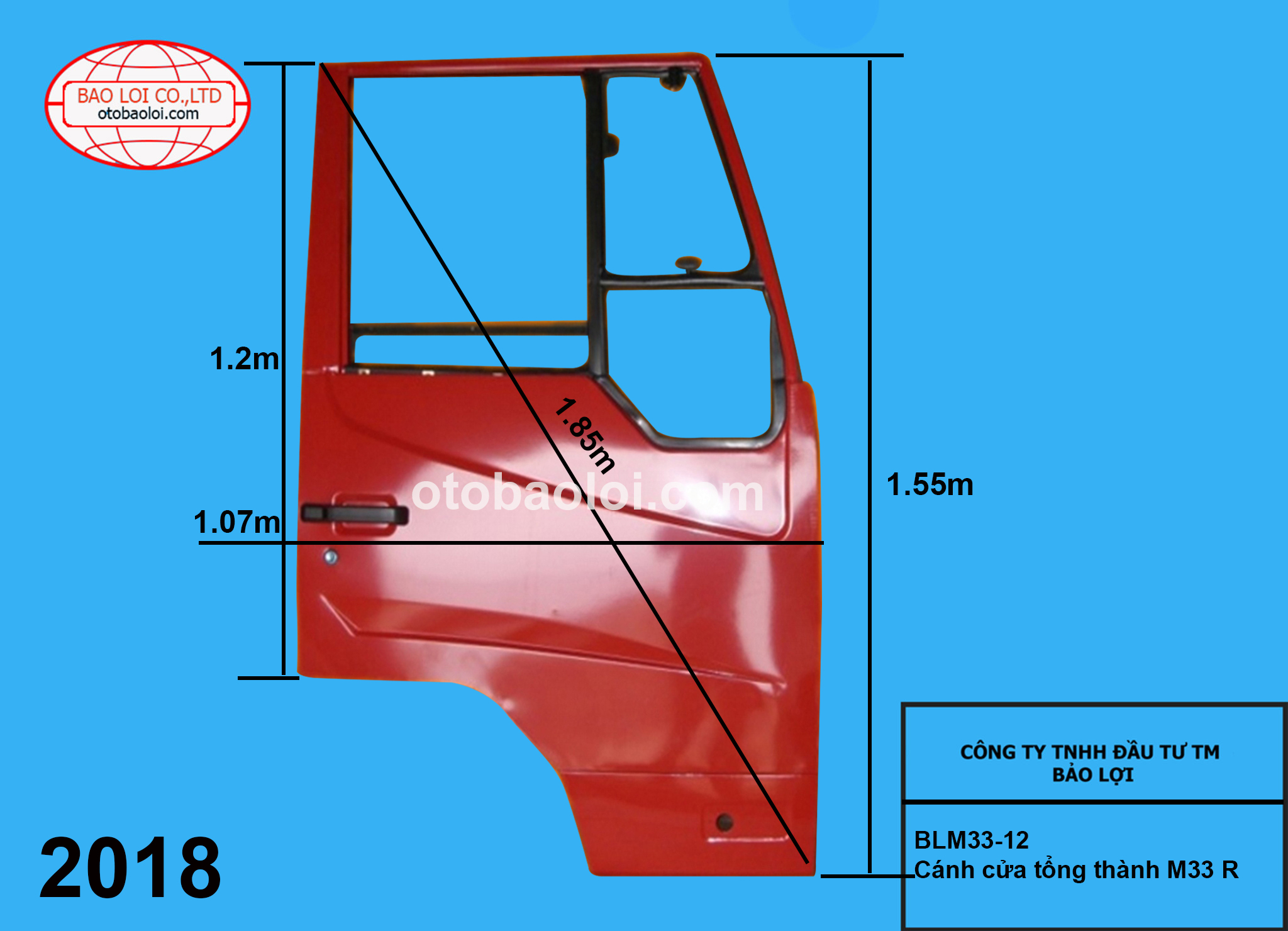 Cánh cửa tổng thành M33 R