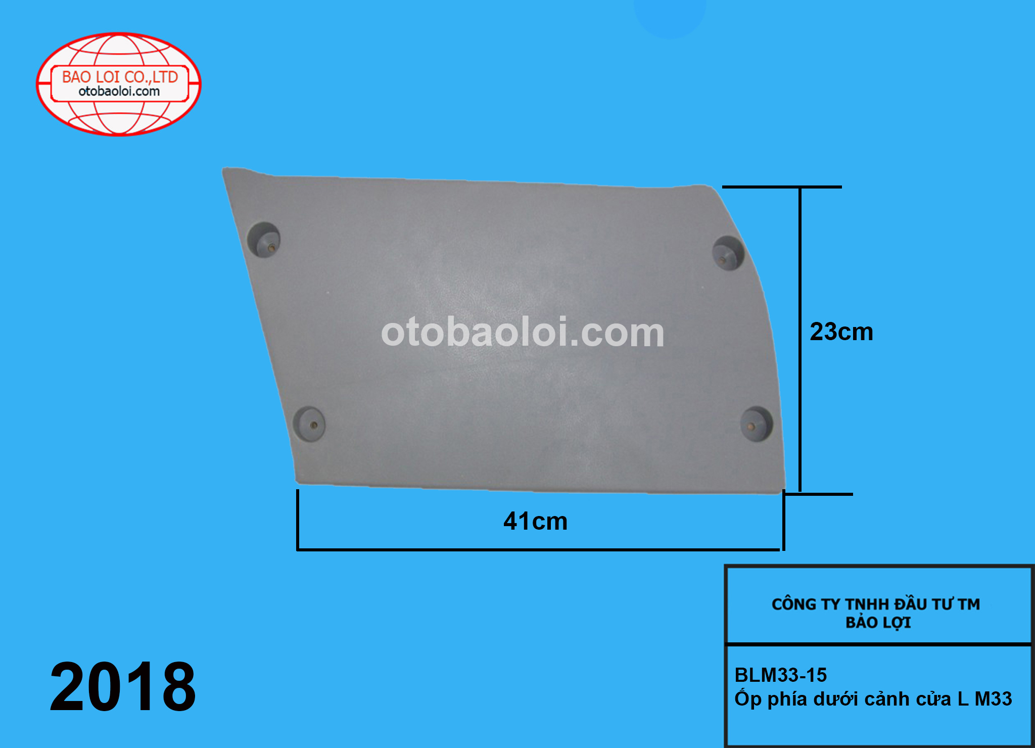 Ốp phía dưới cảnh cửa L M33