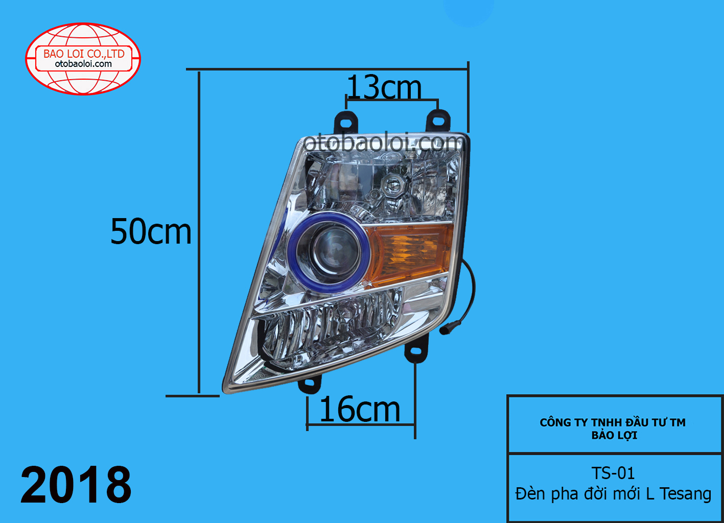 Đèn pha đời mới L Tesang