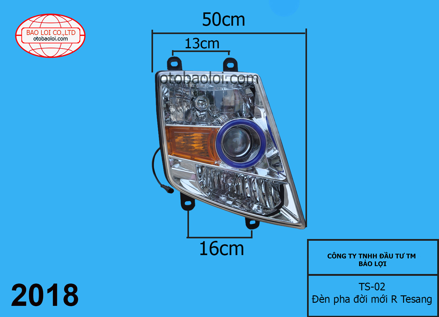 Đèn pha đời mới R Tesang