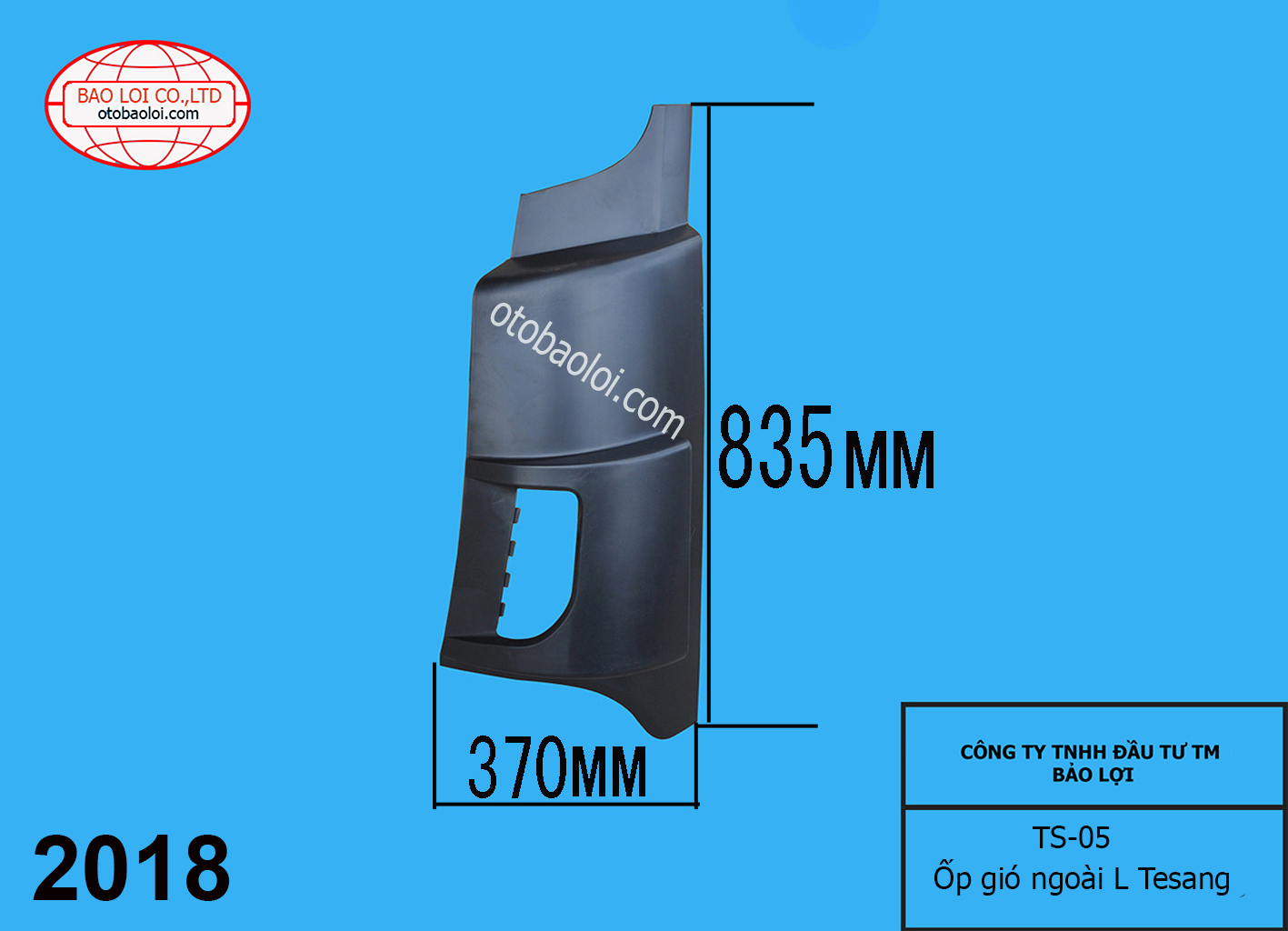 Ốp gió ngoài L Tesang