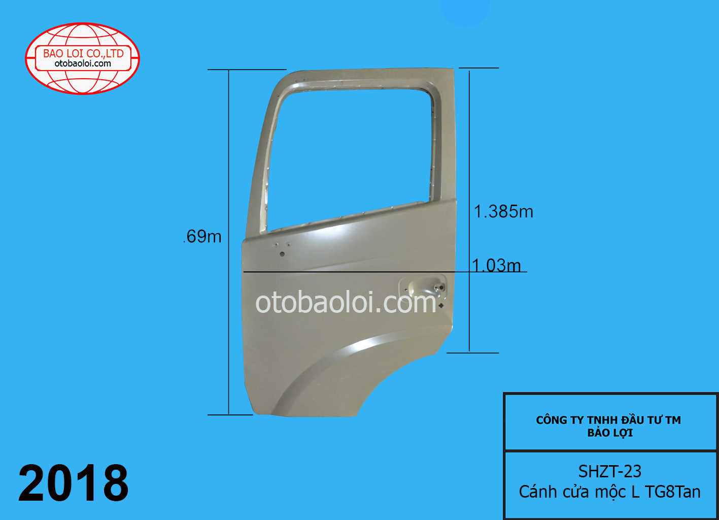 Cánh cửa mộc L TG8Tan