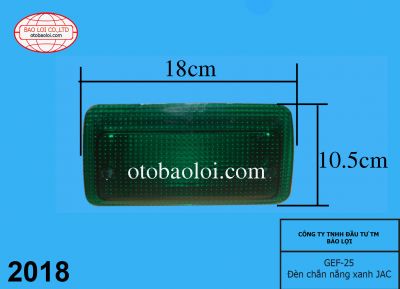 Đèn chắn nắng xanh JAC