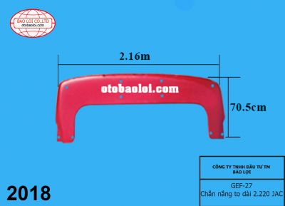 Chắn nắng to dài 2.220 JAC (2c đều vỡ)