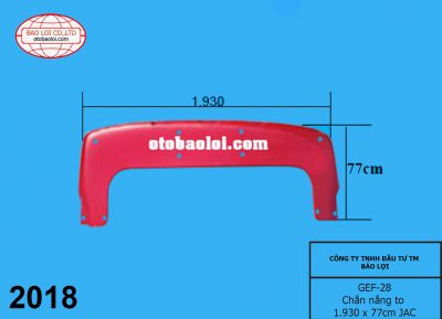 Chắn nắng to 1.930 x 77cm JAC