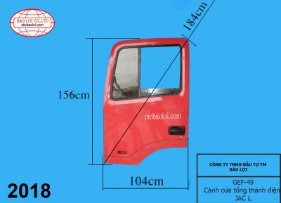 Cánh cửa tổng thành điện JAC L