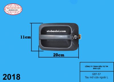 Tay mở cửa ngoài L