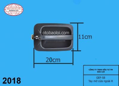 Tay mở cửa ngoài R