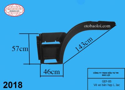 Vè xe bản  hẹp L