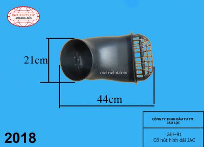 Cổ hút hình dài JAC