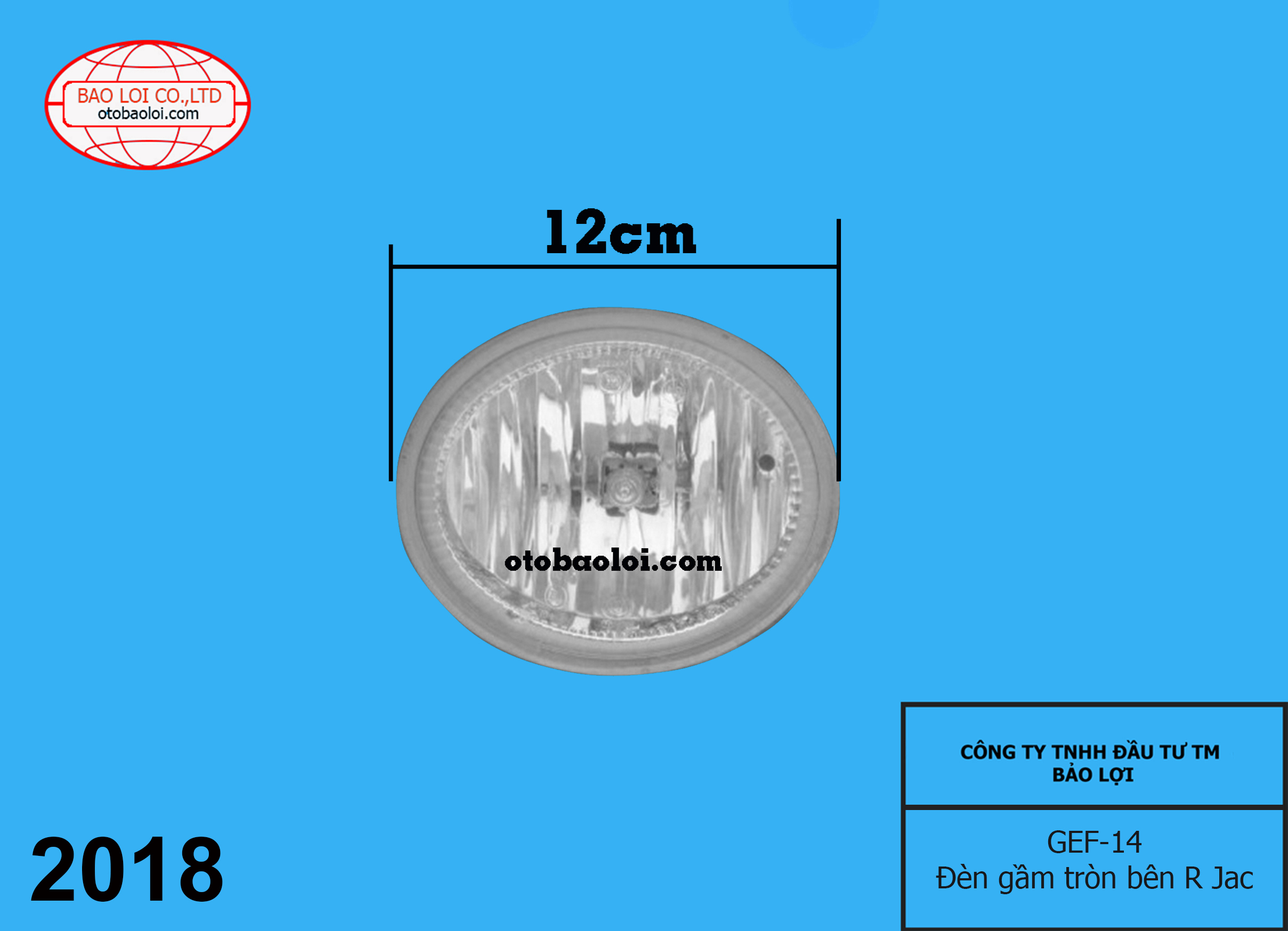 Đèn gầm tròn bên R