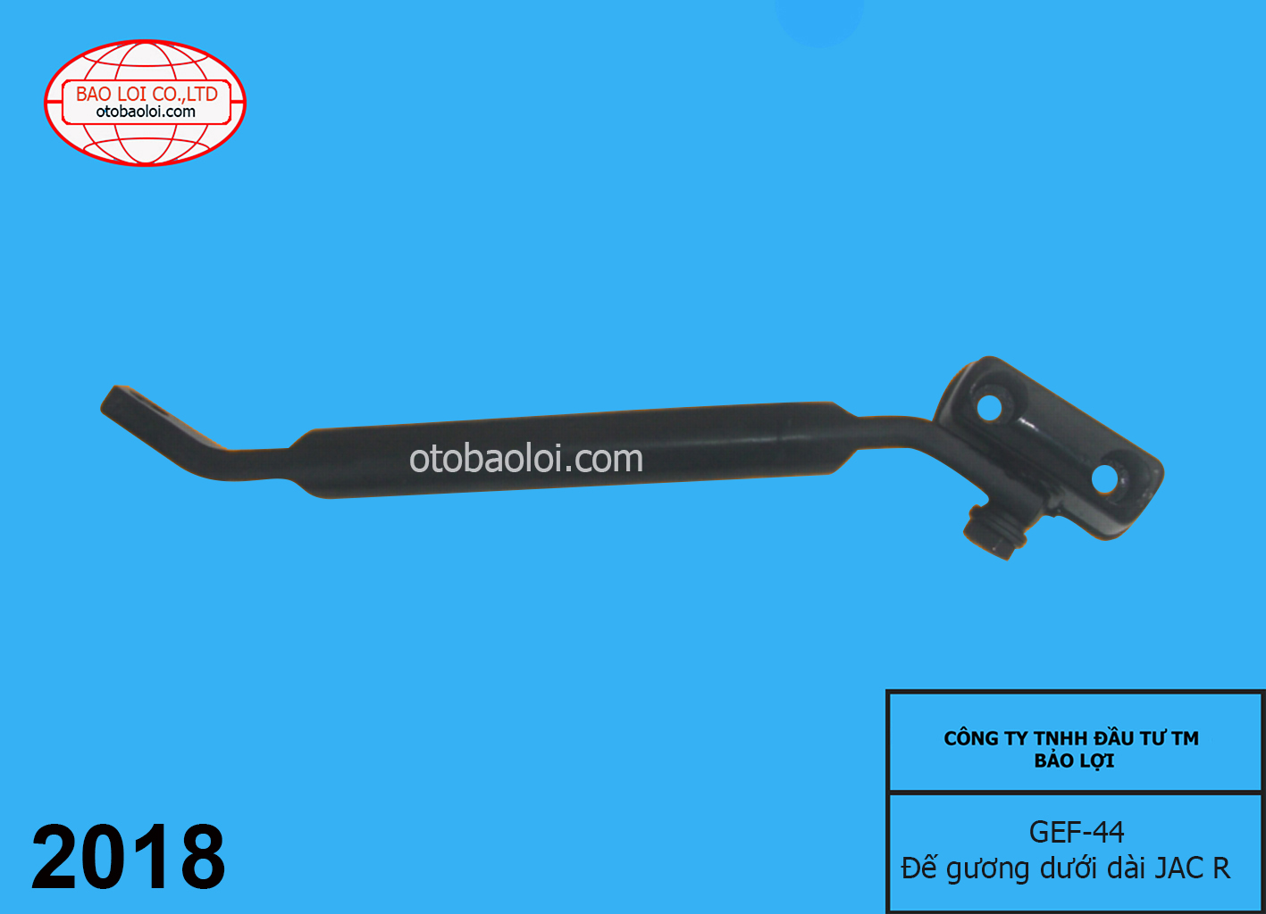 Đế gương dưới dài JAC R