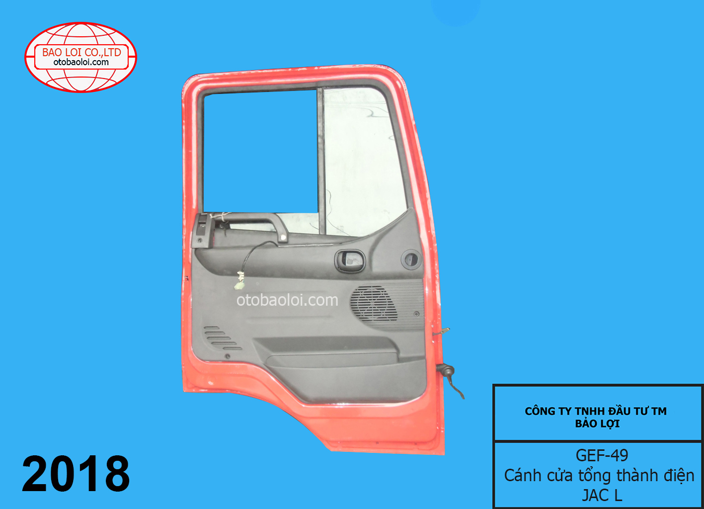 Cánh cửa tổng thành điện JAC L