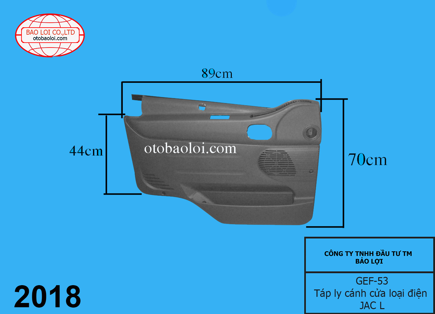 Táp ly cánh cửa loại điện JAC L