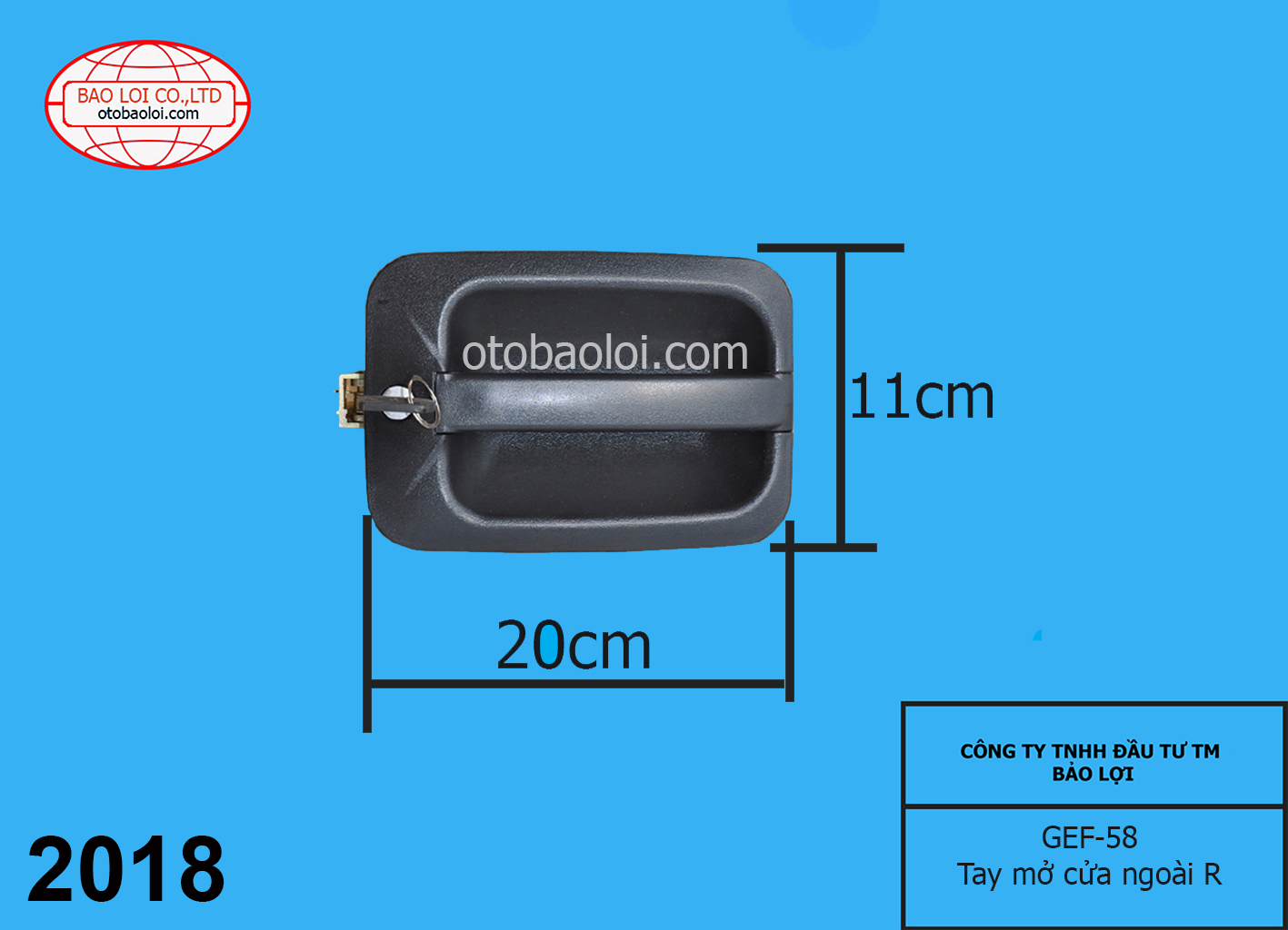 Tay mở cửa ngoài R
