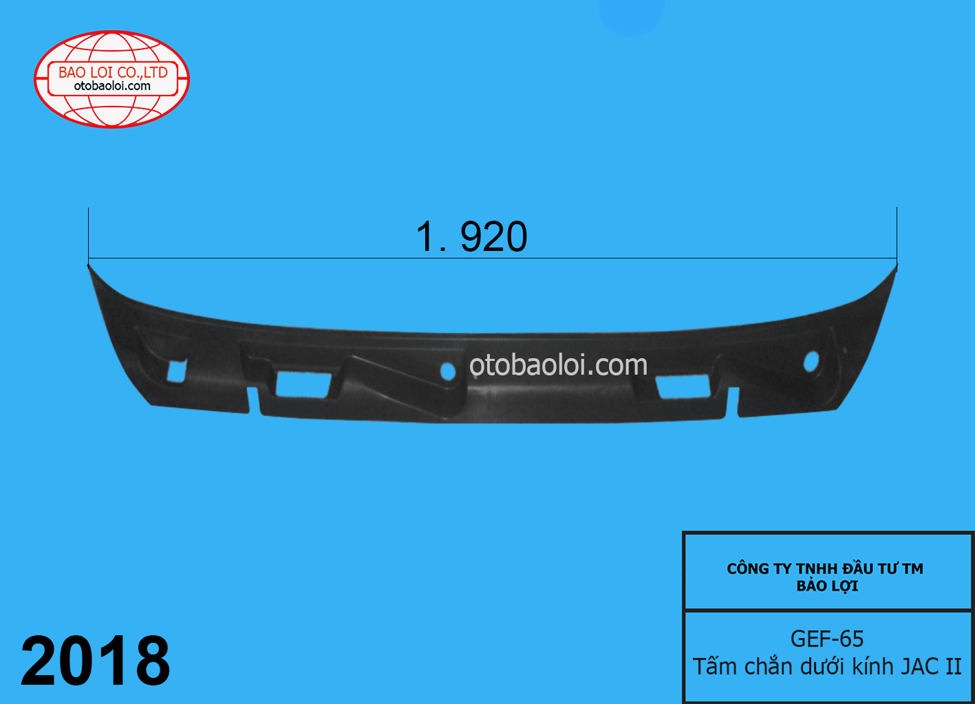 Tấm chắn dưới kính JAC II