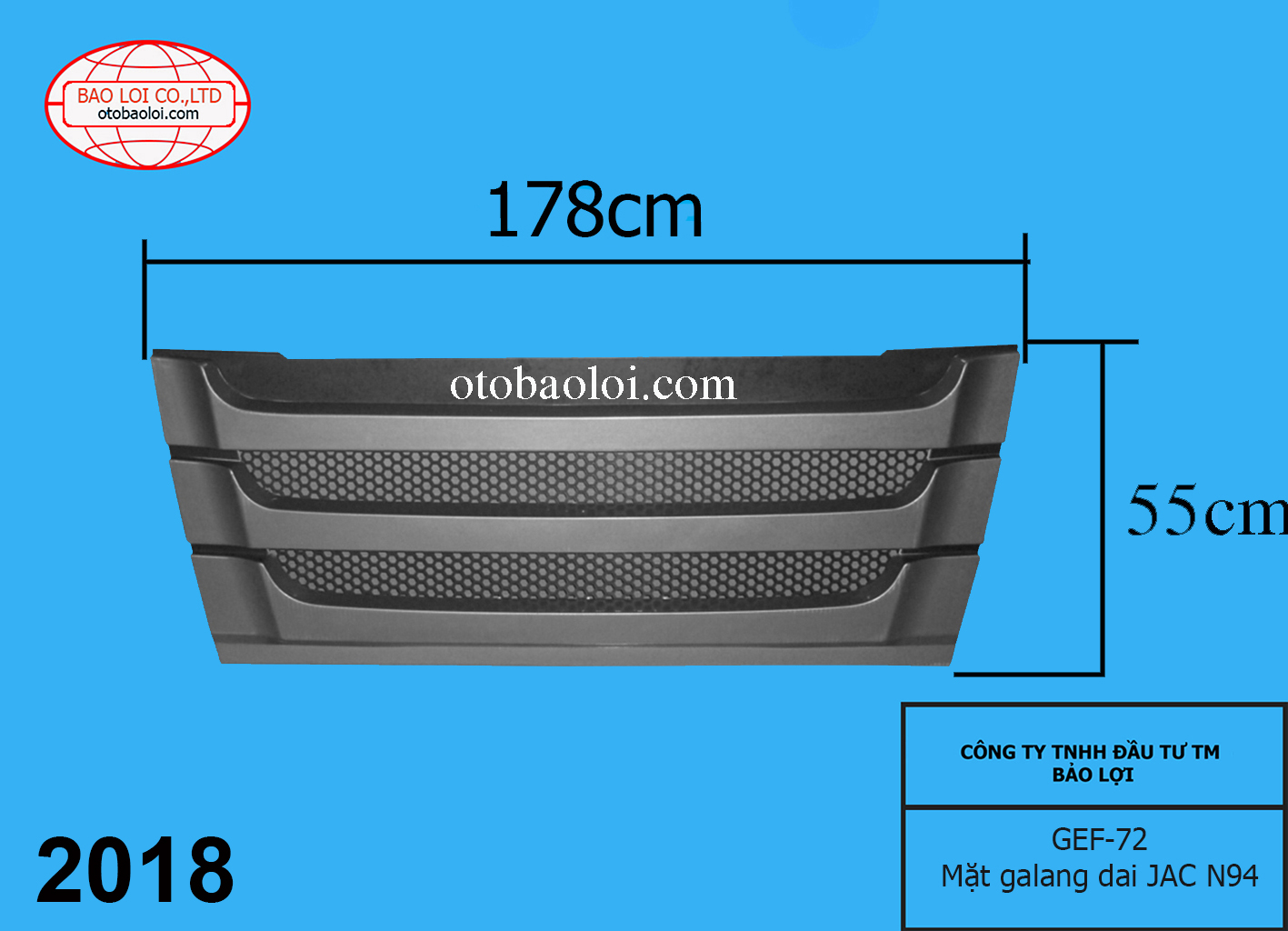 Mặt galang dài JAC N94