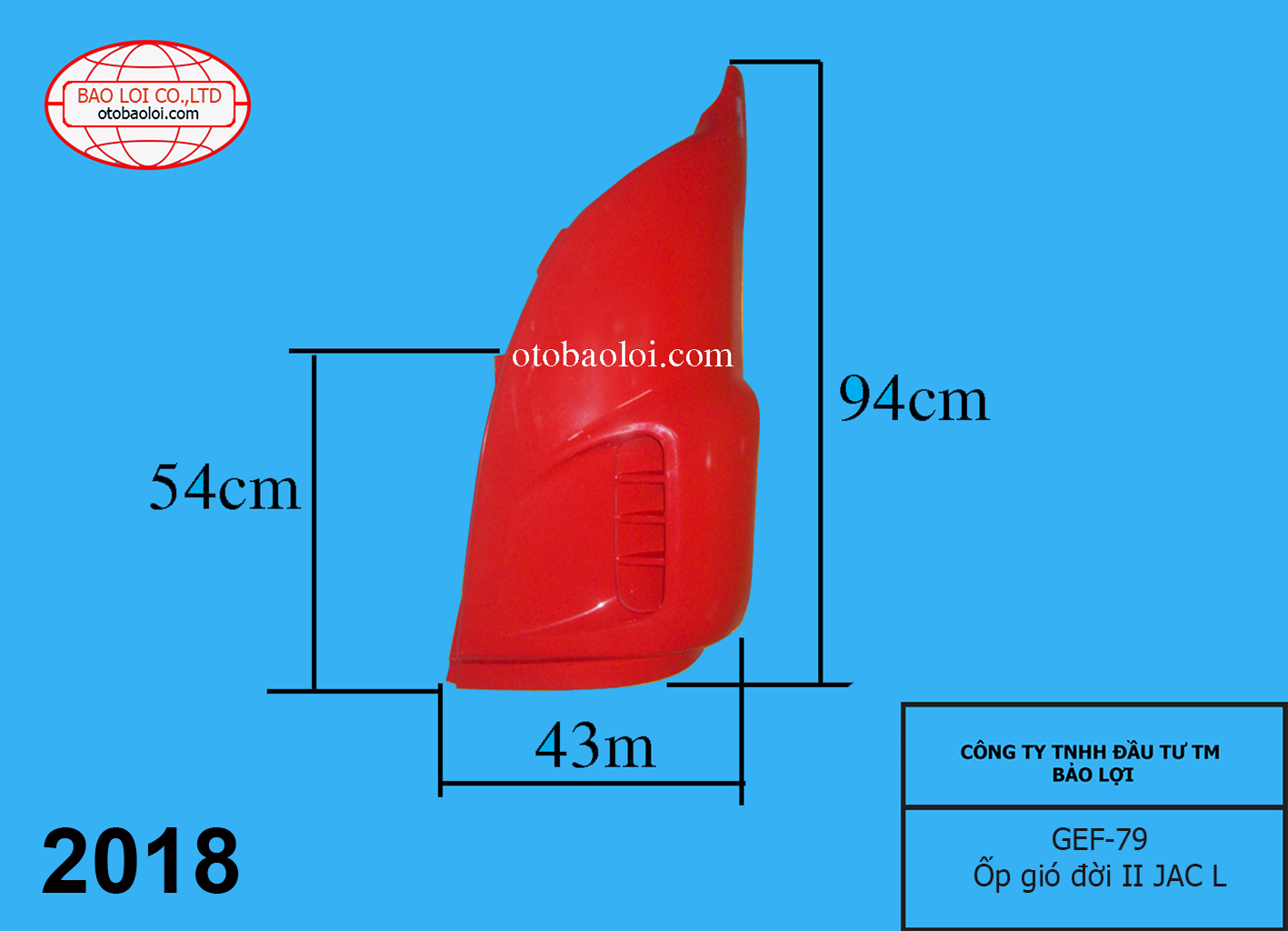 Ốp gió đời II JAC L