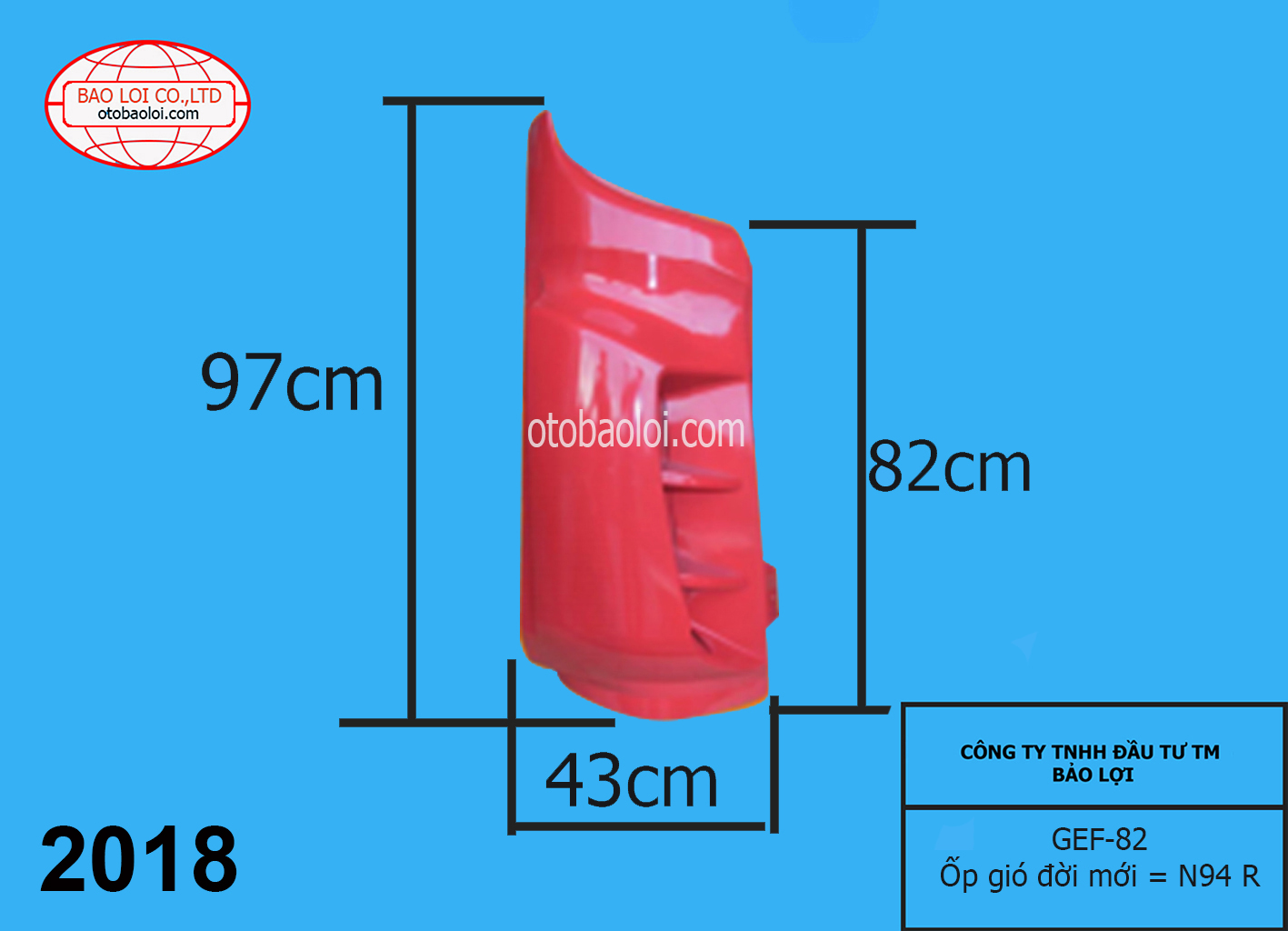 Ốp gió đời  mới = N94 R