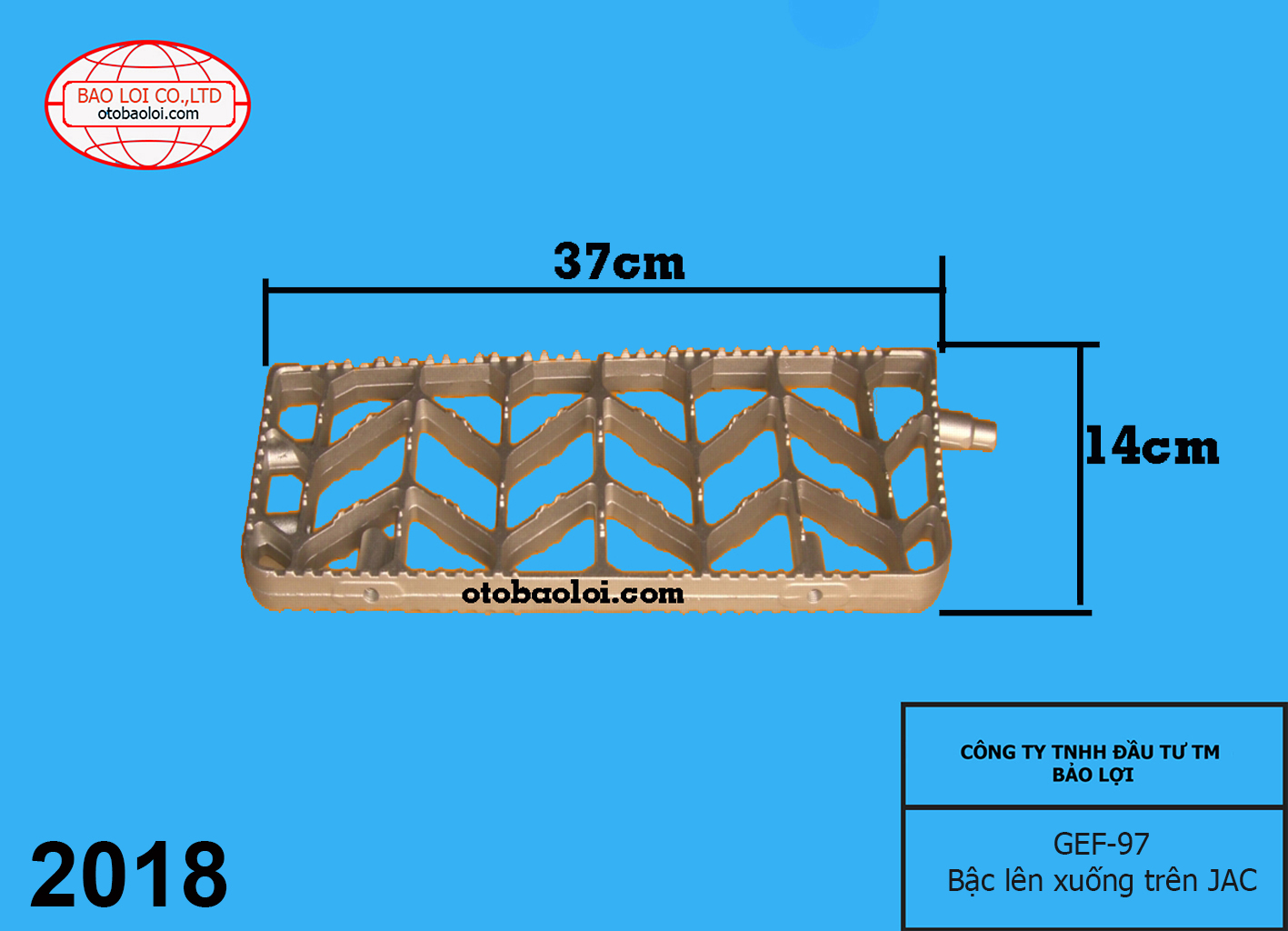 Bậc lên xuống trên JAC