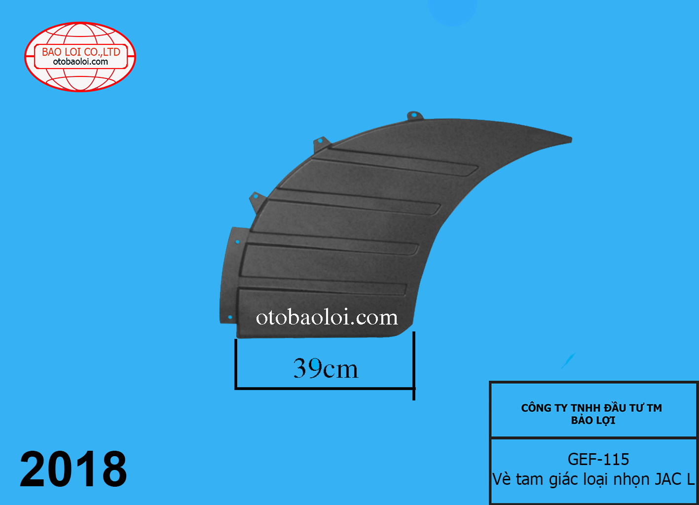 Vè tam giác loại nhọn JAC L