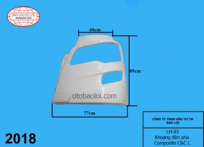 Khoang đèn pha Composite C&C L