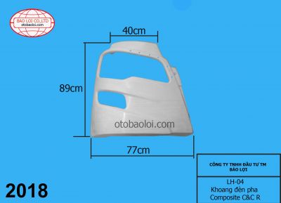 Khoang đèn pha  Composite  C&C R