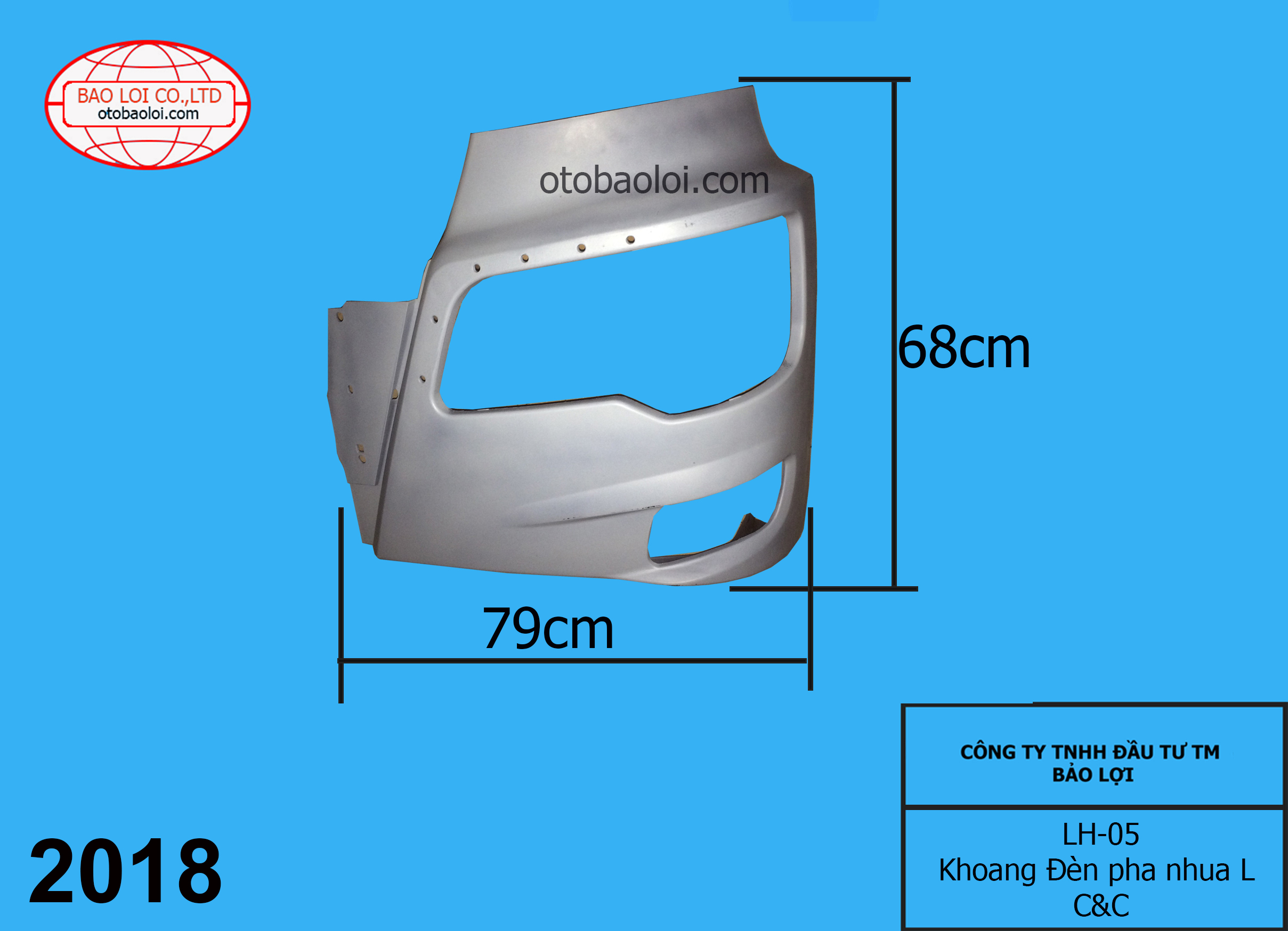 Khoang Đèn pha nhua L C&C