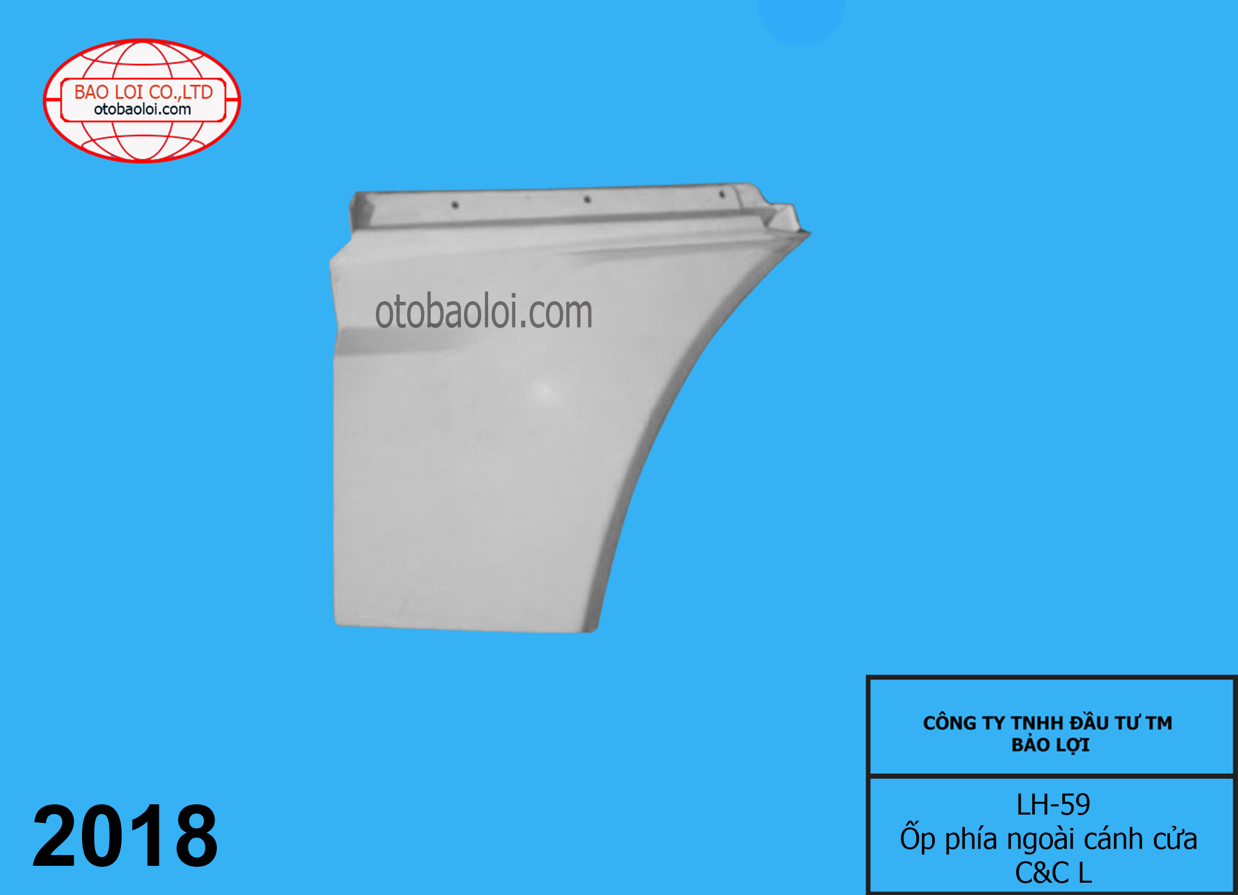 Ốp phía ngoài cánh cửa C&C L