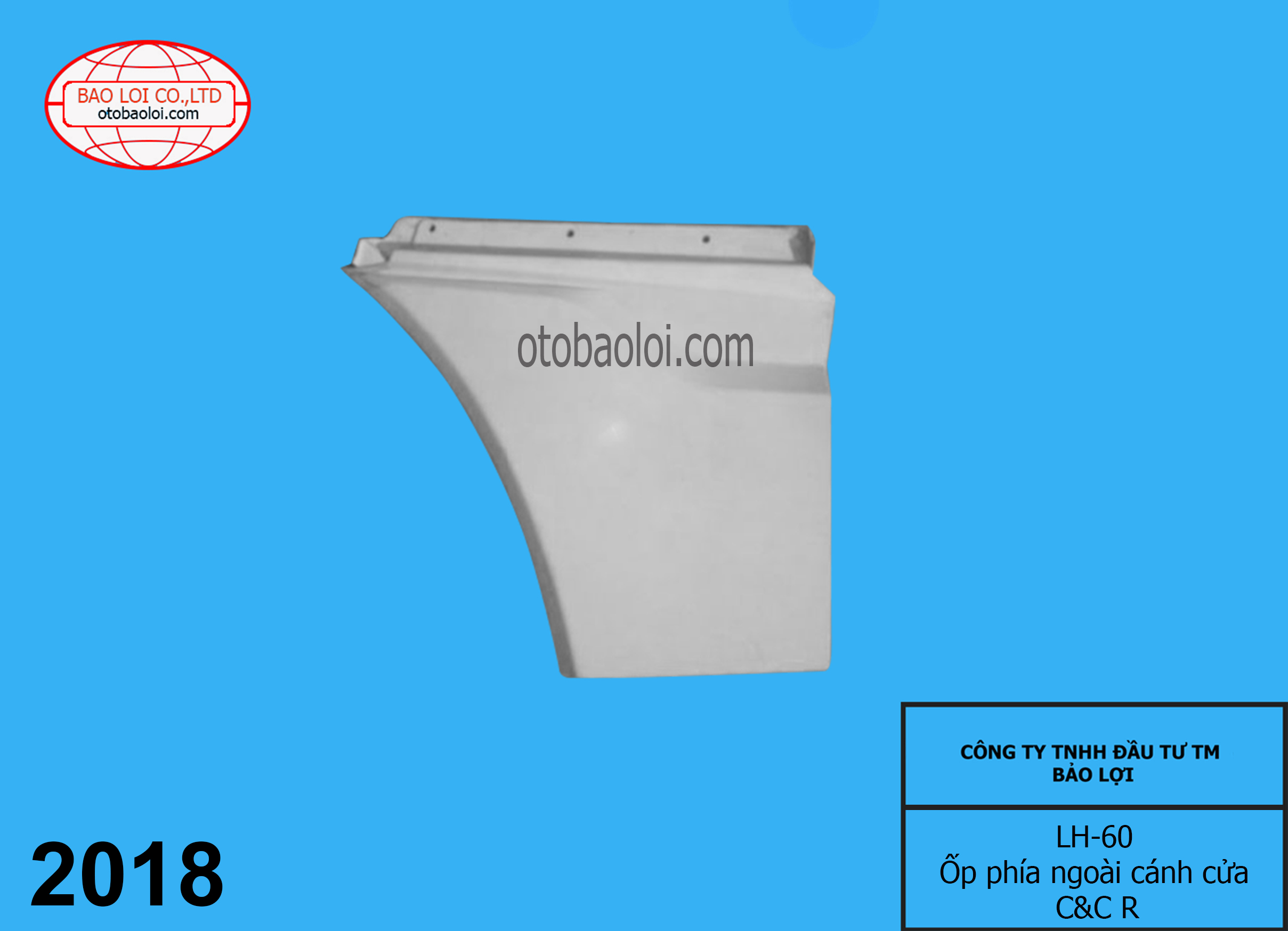 Ốp phía ngoài cánh cửa C&C R