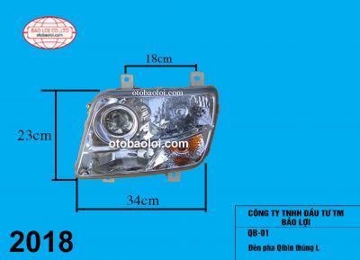 Đèn pha Qibin thùng L