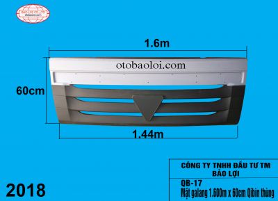 Mặt galang 1.600m x 60cm Qibin thùng