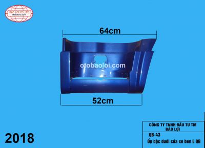 Ốp bậc dưới của xe ben L QB