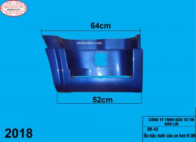 Ốp bậc dưới của xe ben R QB