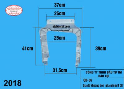 Giá đỡ khoang đèn  pha nhôm R QB