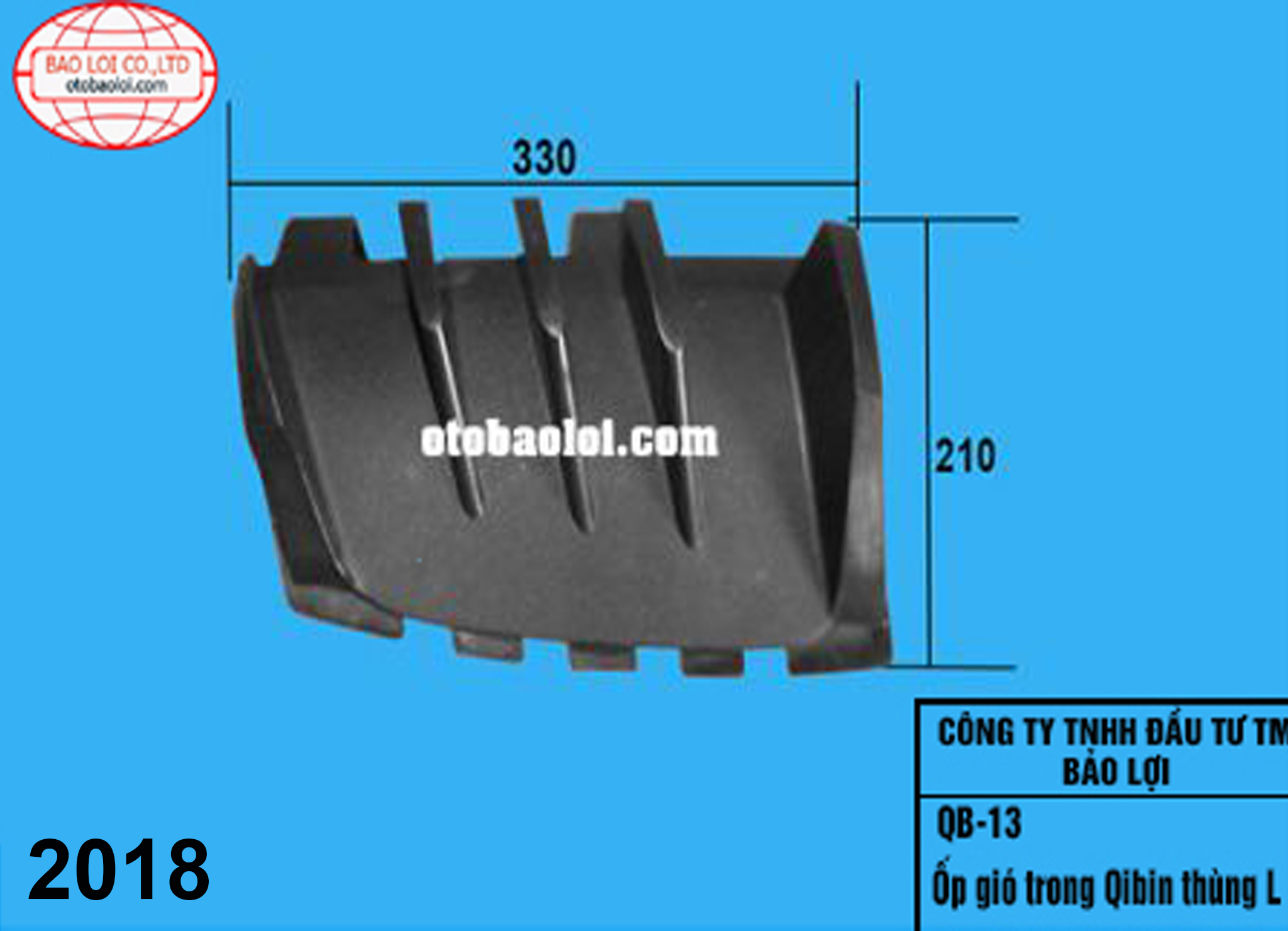 Ốp gió trong Qibin thùng L