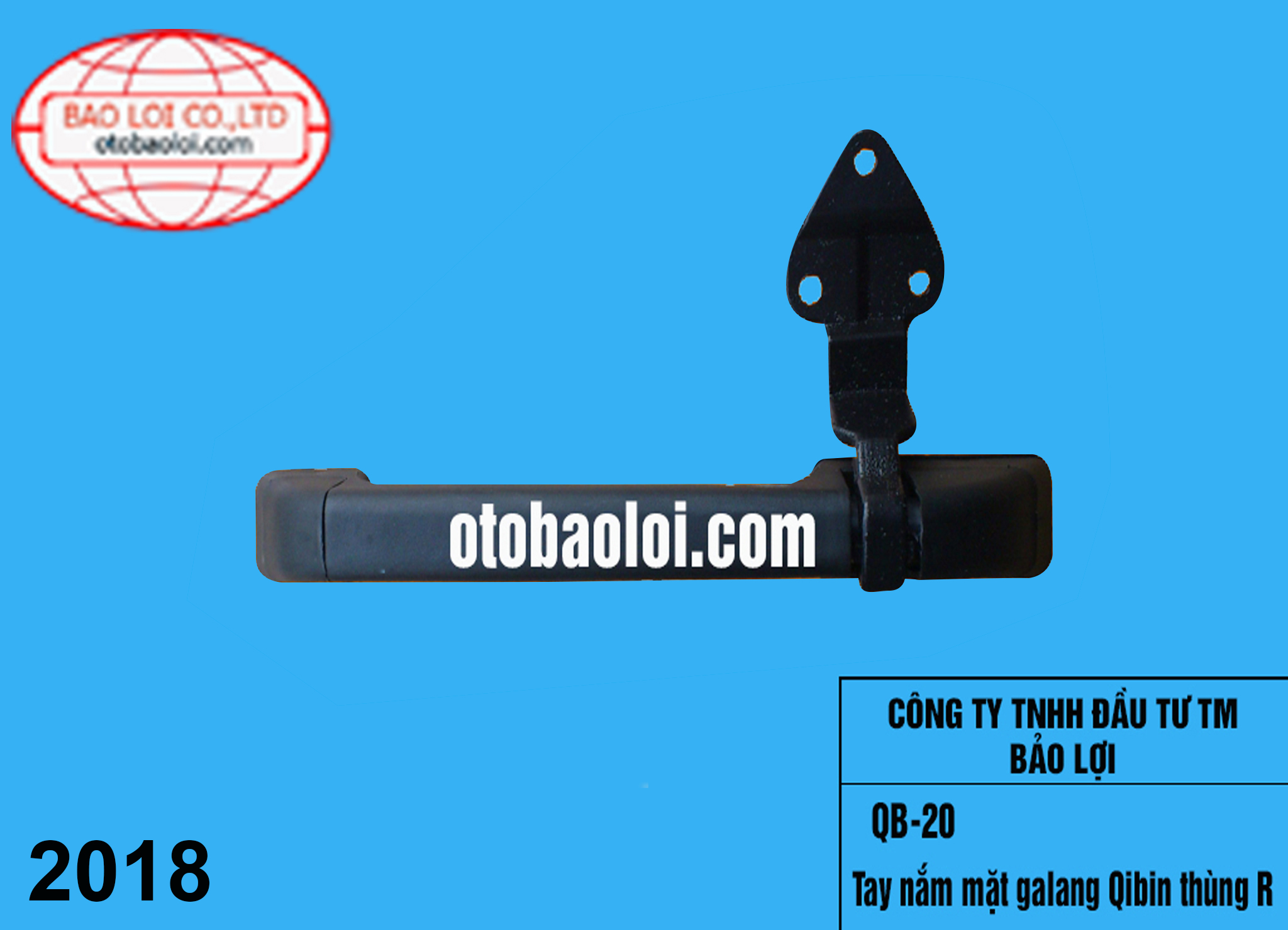 Tay nắm mặt galang Qibin thùng R