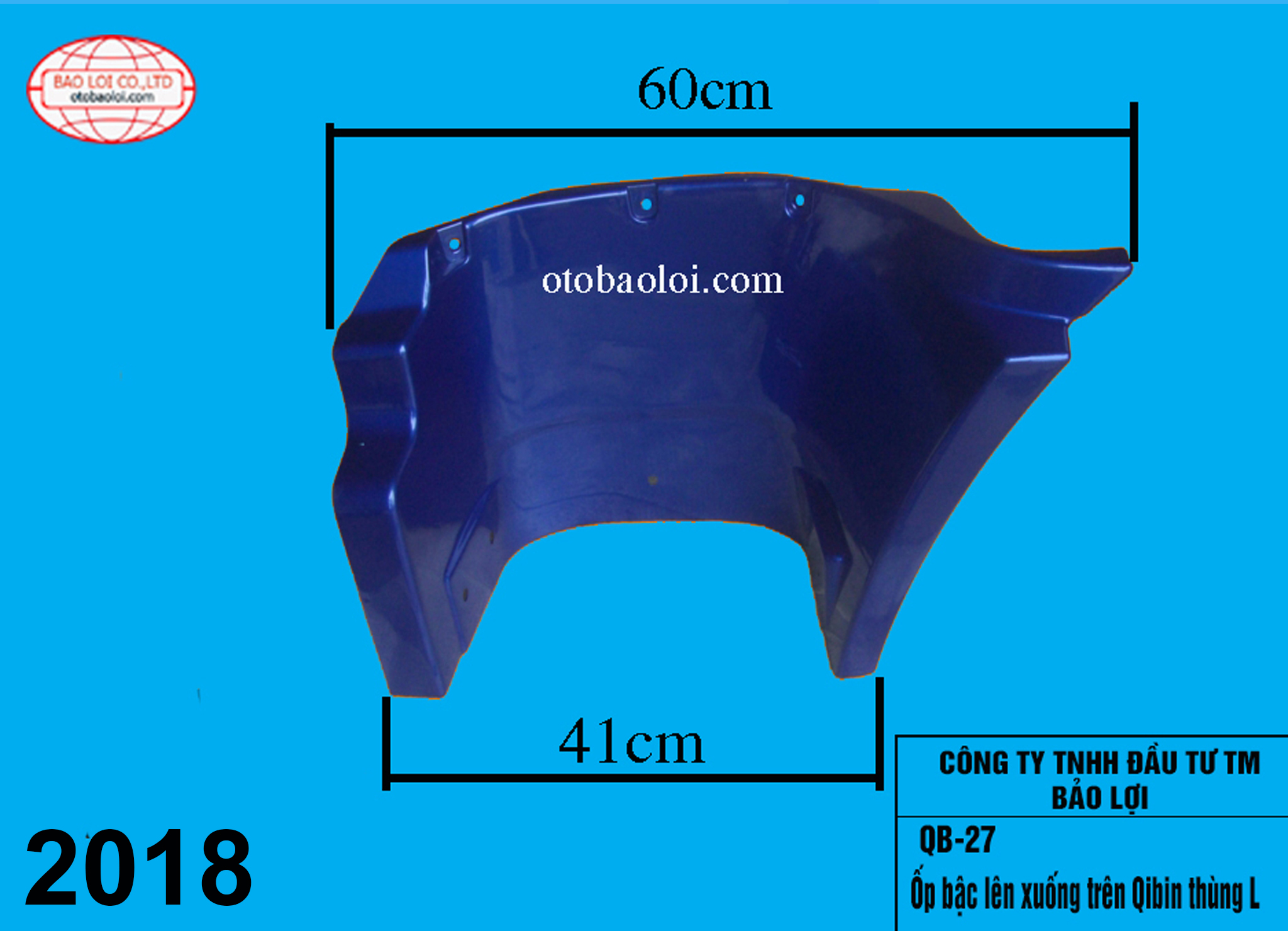 Ốp bậc lên xuống trên Qibin thùng L