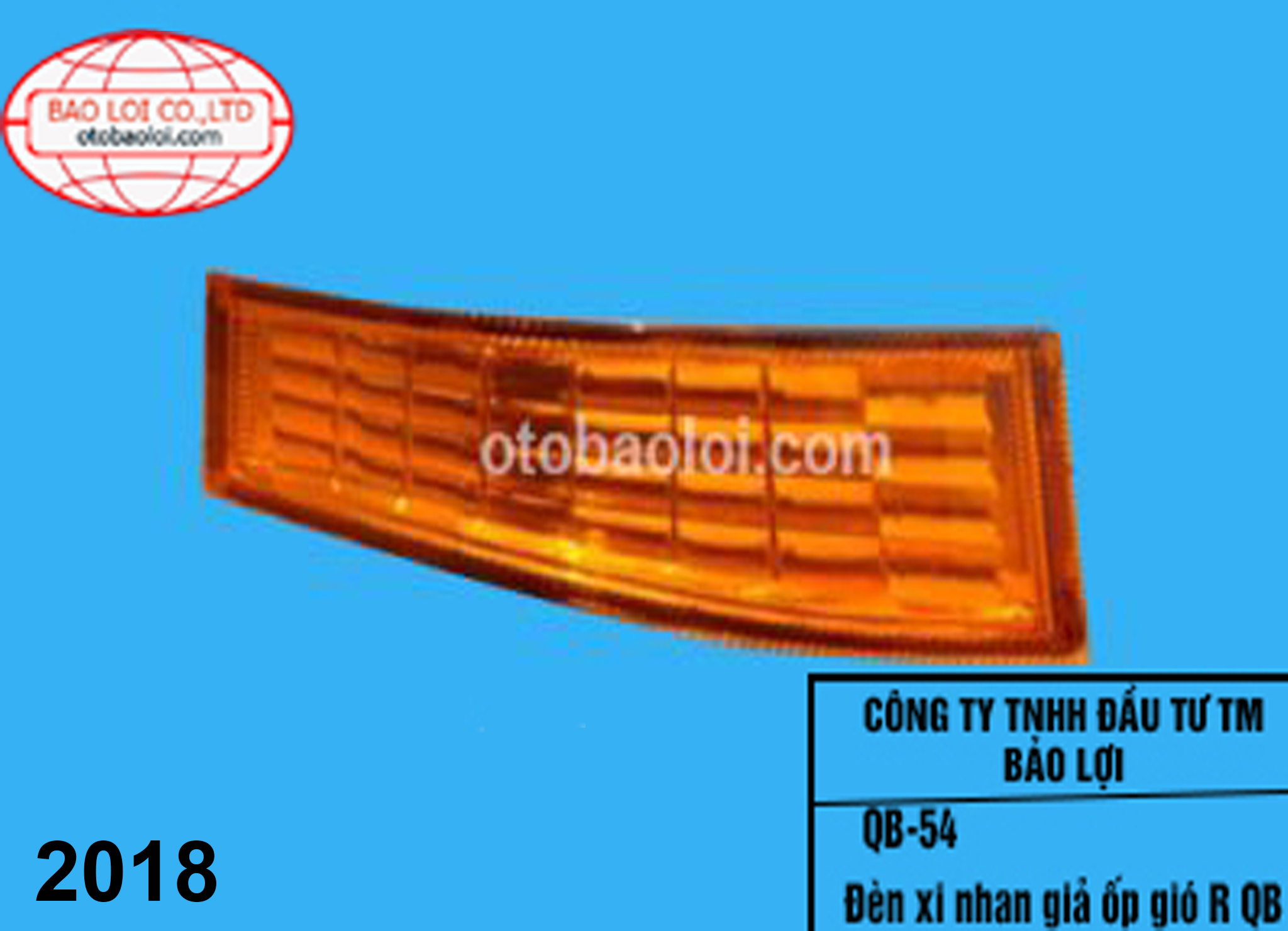 Đèn xi nhan giả ốp gió R QB