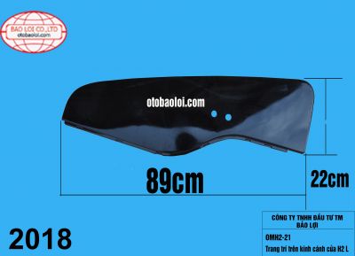 Trang trí trên kính cánh cửa H2 L